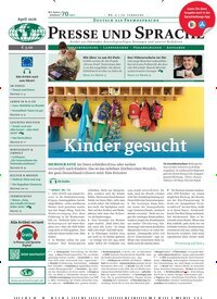 Titelbild der Ausgabe 4/2026 von Presse und Sprache. Diese Zeitschrift und viele weitere Reisemagazine, Freizeitmagazine und Wissensmagazine als Abo oder epaper bei United Kiosk online kaufen.