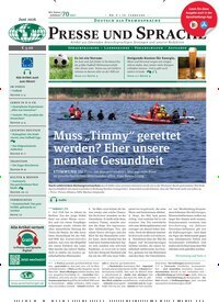 Titelbild der Ausgabe 6/2026 von Presse und Sprache. Diese Zeitschrift und viele weitere Reisemagazine, Freizeitmagazine und Wissensmagazine als Abo oder epaper bei United Kiosk online kaufen.