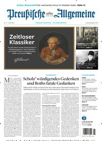 Titelbild der Ausgabe 16/2024 von Preußische Allgemeine Zeitung. Diese Zeitschrift und viele weitere Zeitungsabos als Abo oder epaper bei United Kiosk online kaufen.