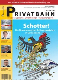 Titelbild der Ausgabe 1/2020 von Privatbahn Magazin. Diese Zeitschrift und viele weitere Logistikmagazine und Medienmagazine als Abo oder epaper bei United Kiosk online kaufen.