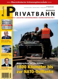 Titelbild der Ausgabe 2/2026 von Privatbahn Magazin. Diese Zeitschrift und viele weitere Logistikmagazine und Medienmagazine als Abo oder epaper bei United Kiosk online kaufen.