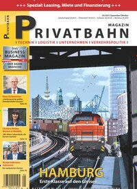 Titelbild der Ausgabe 5/2023 von Privatbahn Magazin. Diese Zeitschrift und viele weitere Logistikmagazine und Medienmagazine als Abo oder epaper bei United Kiosk online kaufen.
