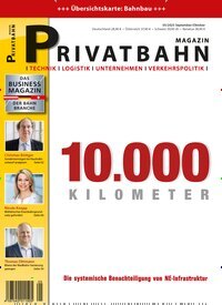 Titelbild der Ausgabe 5/2025 von Privatbahn Magazin. Diese Zeitschrift und viele weitere Logistikmagazine und Medienmagazine als Abo oder epaper bei United Kiosk online kaufen.