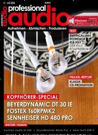 Titelbild der Ausgabe 4/2026 von professional audio. Diese Zeitschrift und viele weitere Audiomagazine, Filmmagazine und Fotozeitschriften als Abo oder epaper bei United Kiosk online kaufen.