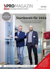 Titelbild der Ausgabe 12/2025 von PROMAGAZIN. Diese Zeitschrift und viele weitere Businessmagazine als Abo oder epaper bei United Kiosk online kaufen.