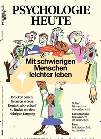 Titelbild der Ausgabe 7/2025 von Psychologie Heute. Diese Zeitschrift und viele weitere Reisemagazine, Freizeitmagazine und Wissensmagazine als Abo oder epaper bei United Kiosk online kaufen.