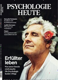 Titelbild der Ausgabe 9/2021 von Psychologie Heute. Diese Zeitschrift und viele weitere Reisemagazine, Freizeitmagazine und Wissensmagazine als Abo oder epaper bei United Kiosk online kaufen.