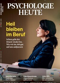 Titelbild der Ausgabe 10/2025 von Psychologie Heute. Diese Zeitschrift und viele weitere Reisemagazine, Freizeitmagazine und Wissensmagazine als Abo oder epaper bei United Kiosk online kaufen.