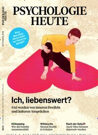 Titelbild der Ausgabe 11/2025 von Psychologie Heute. Diese Zeitschrift und viele weitere Reisemagazine, Freizeitmagazine und Wissensmagazine als Abo oder epaper bei United Kiosk online kaufen.