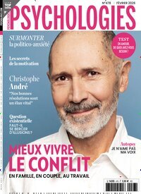 Titelbild der Ausgabe 1/2026 von Psychologies Magazine Frankreich. Diese Zeitschrift und viele weitere Reisemagazine, Freizeitmagazine und Wissensmagazine als Abo oder epaper bei United Kiosk online kaufen.