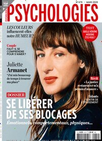 Titelbild der Ausgabe 2/2026 von Psychologies Magazine Frankreich. Diese Zeitschrift und viele weitere Reisemagazine, Freizeitmagazine und Wissensmagazine als Abo oder epaper bei United Kiosk online kaufen.
