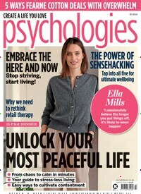 Titelbild der Ausgabe 3/2024 von Psychologies UK. Diese Zeitschrift und viele weitere Frauenzeitschriften als Abo oder epaper bei United Kiosk online kaufen.