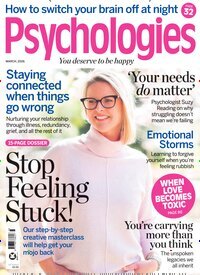 Titelbild der Ausgabe 3/2026 von Psychologies UK. Diese Zeitschrift und viele weitere Frauenzeitschriften als Abo oder epaper bei United Kiosk online kaufen.