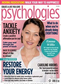 Titelbild der Ausgabe 6/2023 von Psychologies UK. Diese Zeitschrift und viele weitere Frauenzeitschriften als Abo oder epaper bei United Kiosk online kaufen.