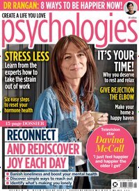 Titelbild der Ausgabe 6/2025 von Psychologies UK. Diese Zeitschrift und viele weitere Frauenzeitschriften als Abo oder epaper bei United Kiosk online kaufen.