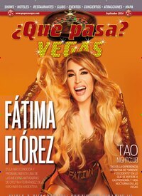 Titelbild der Ausgabe 8/2024 von Que Pasa Vegas. Diese Zeitschrift und viele weitere Lifestylemagazine und Peoplemagazine als Abo oder epaper bei United Kiosk online kaufen.