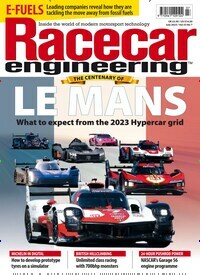 Titelbild der Ausgabe 7/2023 von Racecar engineering. Diese Zeitschrift und viele weitere Automagazine und Motorradzeitschriften als Abo oder epaper bei United Kiosk online kaufen.
