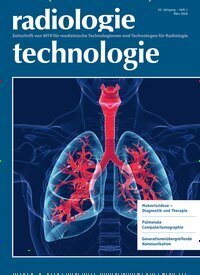 Titelbild der Ausgabe 1/2026 von radiologie technologie. Diese Zeitschrift und viele weitere Pflegezeitschriften und medizinische Fachzeitschriften als Abo oder epaper bei United Kiosk online kaufen.
