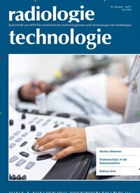 Titelbild der Ausgabe 2/2026 von radiologie technologie. Diese Zeitschrift und viele weitere Pflegezeitschriften und medizinische Fachzeitschriften als Abo oder epaper bei United Kiosk online kaufen.