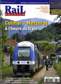 Titelbild der Ausgabe 1/2021 von Rail Passion. Diese Zeitschrift und viele weitere Computerzeitschriften, Tabletmagazine und Smartphonemagazine als Abo oder epaper bei United Kiosk online kaufen.