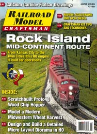 Titelbild der Ausgabe 6/2023 von Railroad Model Craftsman. Diese Zeitschrift und viele weitere Computerzeitschriften, Tabletmagazine und Smartphonemagazine als Abo oder epaper bei United Kiosk online kaufen.