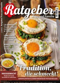 Titelbild der Ausgabe 2/2022 von Ratgeber Frau und Familie. Diese Zeitschrift und viele weitere Frauenzeitschriften als Abo oder epaper bei United Kiosk online kaufen.