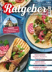 Titelbild der Ausgabe 4/2022 von Ratgeber Frau und Familie. Diese Zeitschrift und viele weitere Frauenzeitschriften als Abo oder epaper bei United Kiosk online kaufen.