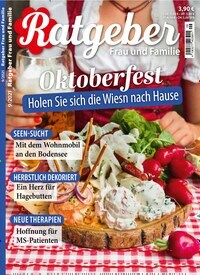 Titelbild der Ausgabe 9/2021 von Ratgeber Frau und Familie. Diese Zeitschrift und viele weitere Frauenzeitschriften als Abo oder epaper bei United Kiosk online kaufen.