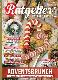 Titelbild der Ausgabe 12/2023 von Ratgeber Frau und Familie. Diese Zeitschrift und viele weitere Frauenzeitschriften als Abo oder epaper bei United Kiosk online kaufen.