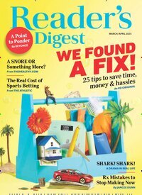 Titelbild der Ausgabe 3/2025 von Readers Digest. Diese Zeitschrift und viele weitere Lifestylemagazine und Peoplemagazine als Abo oder epaper bei United Kiosk online kaufen.