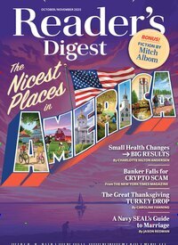 Titelbild der Ausgabe 10/2025 von Readers Digest. Diese Zeitschrift und viele weitere Lifestylemagazine und Peoplemagazine als Abo oder epaper bei United Kiosk online kaufen.
