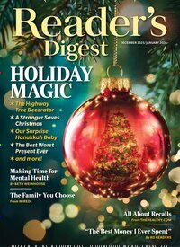 Titelbild der Ausgabe 12/2025 von Readers Digest. Diese Zeitschrift und viele weitere Lifestylemagazine und Peoplemagazine als Abo oder epaper bei United Kiosk online kaufen.