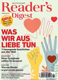 Titelbild der Ausgabe 2/2026 von Reader´s Digest Deutschland. Diese Zeitschrift und viele weitere Frauenzeitschriften als Abo oder epaper bei United Kiosk online kaufen.