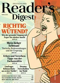 Titelbild der Ausgabe 3/2020 von Reader´s Digest Deutschland. Diese Zeitschrift und viele weitere Frauenzeitschriften als Abo oder epaper bei United Kiosk online kaufen.