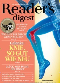 Titelbild der Ausgabe 8/2018 von Reader´s Digest Deutschland. Diese Zeitschrift und viele weitere Frauenzeitschriften als Abo oder epaper bei United Kiosk online kaufen.