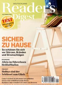 Titelbild der Ausgabe 9/2026 von Readers Digest Deutschland. Diese Zeitschrift und viele weitere Frauenzeitschriften als Abo oder epaper bei United Kiosk online kaufen.