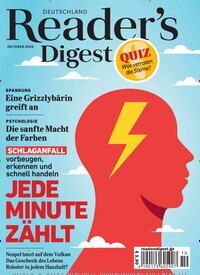 Titelbild der Ausgabe 10/2026 von Readers Digest Deutschland. Diese Zeitschrift und viele weitere Frauenzeitschriften als Abo oder epaper bei United Kiosk online kaufen.