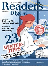 Titelbild der Ausgabe 12/2025 von Reader´s Digest Deutschland. Diese Zeitschrift und viele weitere Frauenzeitschriften als Abo oder epaper bei United Kiosk online kaufen.