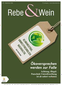 Titelbild der Ausgabe 9/2026 von Rebe & Wein. Diese Zeitschrift und viele weitere Naturzeitschriften, Landwirtschaftszeitungen und Umweltmagazine als Abo oder epaper bei United Kiosk online kaufen.