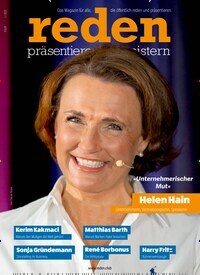 Titelbild der Ausgabe 1/2022 von reden präsentieren und begeistern. Diese Zeitschrift und viele weitere Reisemagazine, Freizeitmagazine und Wissensmagazine als Abo oder epaper bei United Kiosk online kaufen.