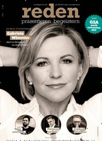 Titelbild der Ausgabe 3/2021 von reden präsentieren und begeistern. Diese Zeitschrift und viele weitere Reisemagazine, Freizeitmagazine und Wissensmagazine als Abo oder epaper bei United Kiosk online kaufen.