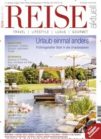 Titelbild der Ausgabe 1/2022 von REISE aktuell. Diese Zeitschrift und viele weitere Reisemagazine, Freizeitmagazine und Wissensmagazine als Abo oder epaper bei United Kiosk online kaufen.