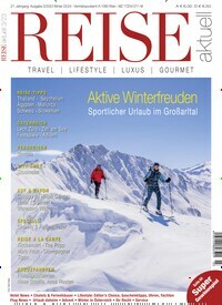 Titelbild der Ausgabe 3/2023 von REISE aktuell. Diese Zeitschrift und viele weitere Reisemagazine, Freizeitmagazine und Wissensmagazine als Abo oder epaper bei United Kiosk online kaufen.