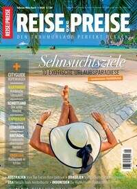 Titelbild der Ausgabe 1/2024 von REISE und PREISE. Diese Zeitschrift und viele weitere Reisemagazine, Freizeitmagazine und Wissensmagazine als Abo oder epaper bei United Kiosk online kaufen.