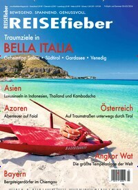Titelbild der Ausgabe 3/2024 von Reisefieber. Diese Zeitschrift und viele weitere Reisemagazine, Freizeitmagazine und Wissensmagazine als Abo oder epaper bei United Kiosk online kaufen.