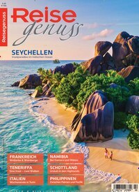 Titelbild der Ausgabe 2/2026 von Reisegenuss. Diese Zeitschrift und viele weitere Reisemagazine, Freizeitmagazine und Wissensmagazine als Abo oder epaper bei United Kiosk online kaufen.