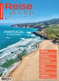 Titelbild der Ausgabe 4/2026 von Reisegenuss. Diese Zeitschrift und viele weitere Reisemagazine, Freizeitmagazine und Wissensmagazine als Abo oder epaper bei United Kiosk online kaufen.