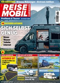Titelbild der Ausgabe 11/2026 von Reisemobil Caravan. Diese Zeitschrift und viele weitere Automagazine und Motorradzeitschriften als Abo oder epaper bei United Kiosk online kaufen.