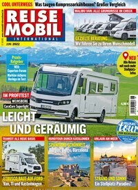 Titelbild der Ausgabe 6/2022 von Reisemobil International. Diese Zeitschrift und viele weitere Automagazine und Motorradzeitschriften als Abo oder epaper bei United Kiosk online kaufen.