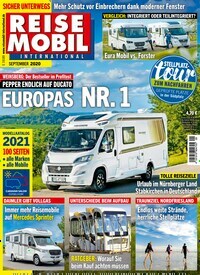 Titelbild der Ausgabe 9/2020 von Reisemobil International. Diese Zeitschrift und viele weitere Automagazine und Motorradzeitschriften als Abo oder epaper bei United Kiosk online kaufen.
